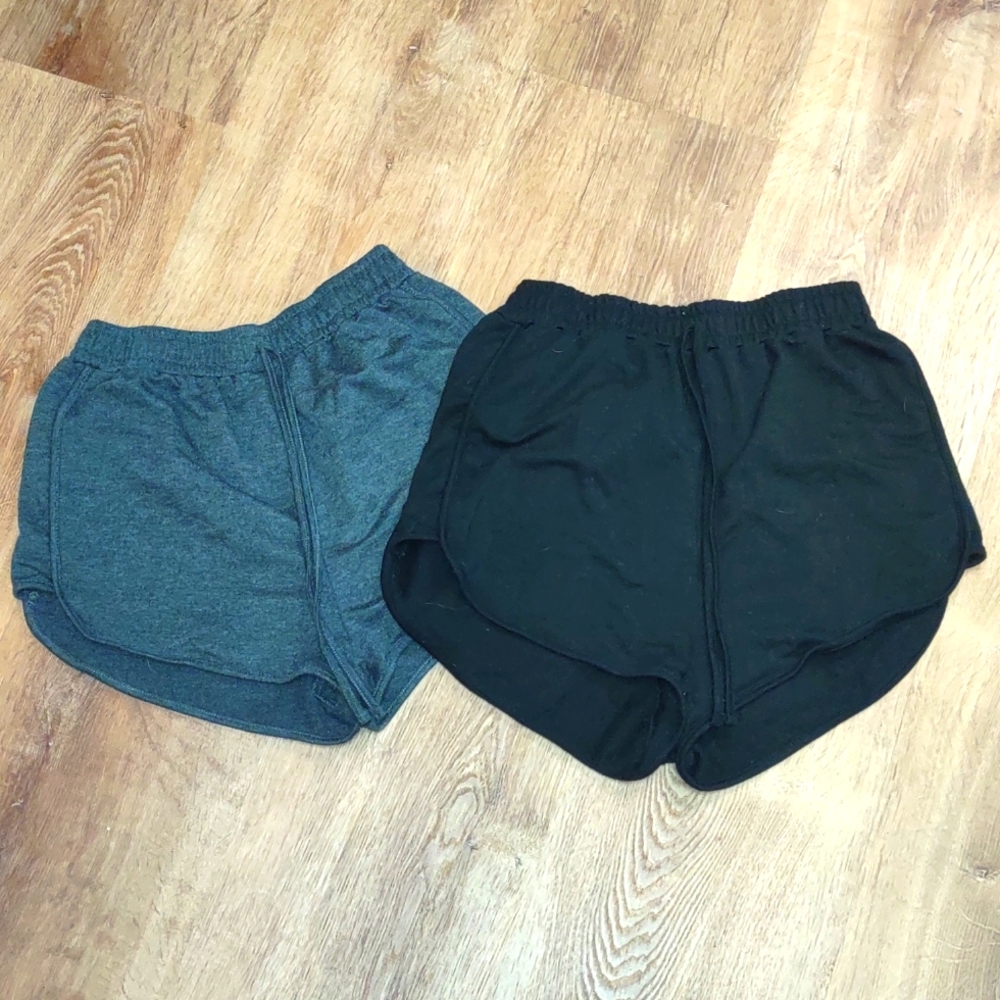 2 pair of Junior Athletic knit shorts